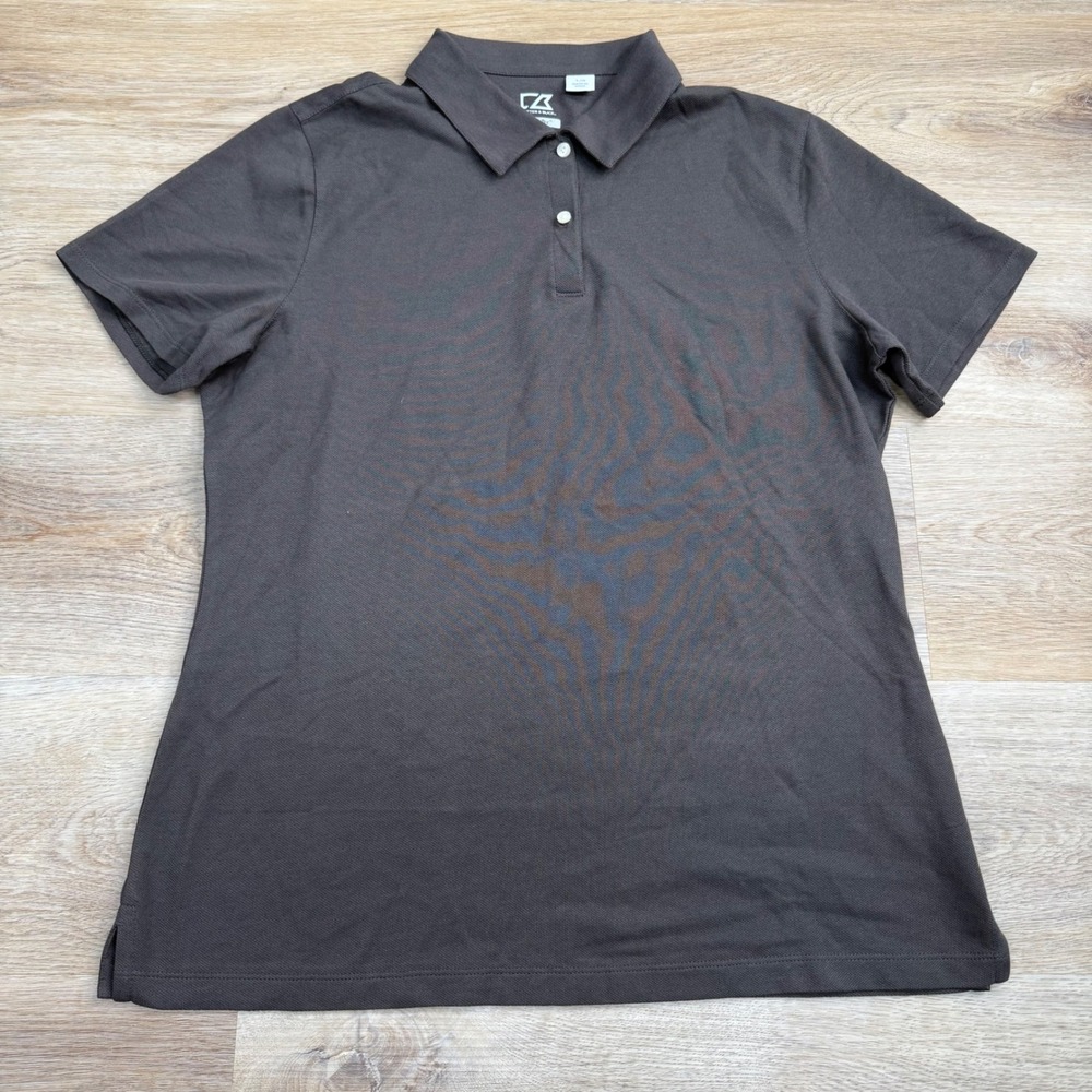 Cutter & Buck CB DryTec Polo Shirt Women Large Gray Outdoor Active Golf
EUC
